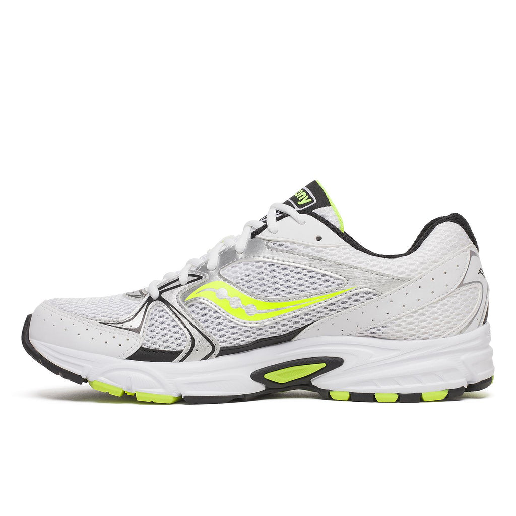 SAUCONY Ride Millennium sneakers white silver yellow