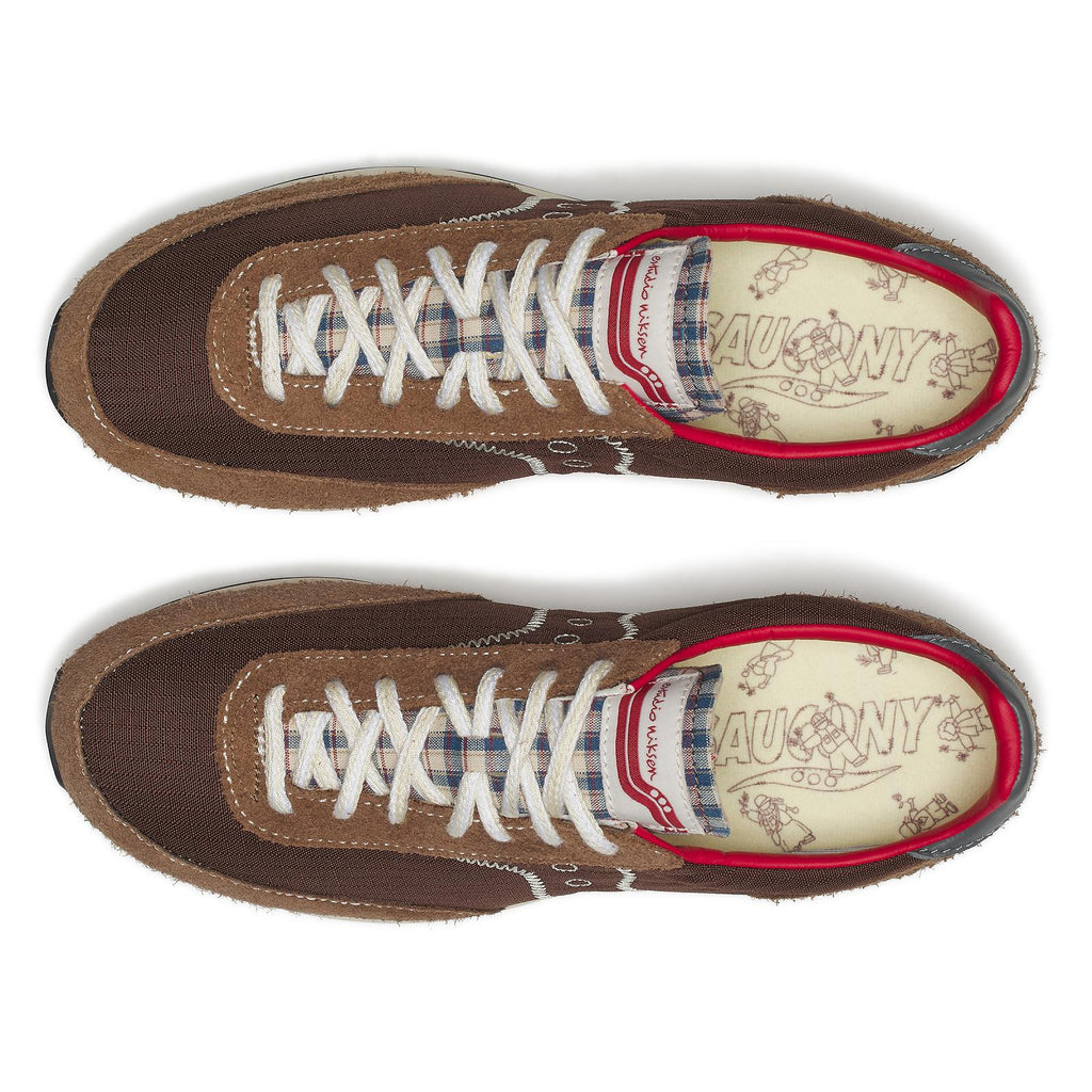 SAUCONY X ESTUDIO NIKSEN Trainer 80 mocha white