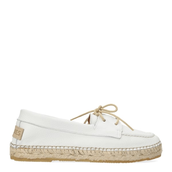 SHABBIES Elche cruise espadrilles white leather - Shop at Monar Antwerp