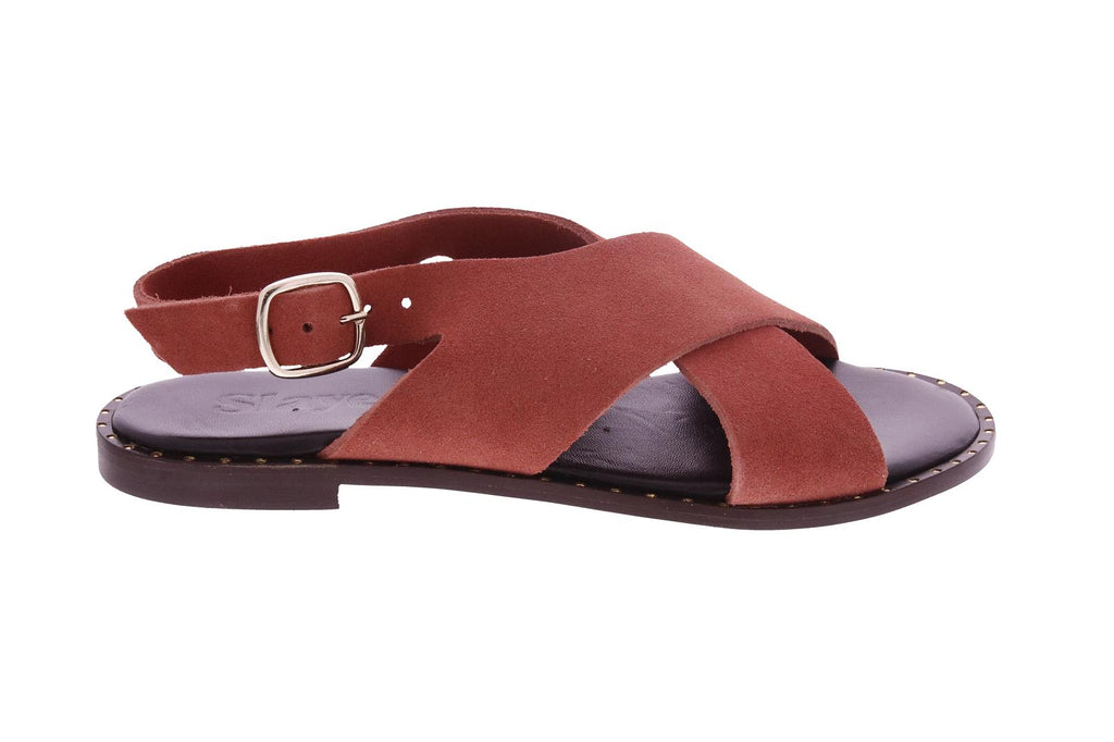 SLAYE Carol sandals dark orange
