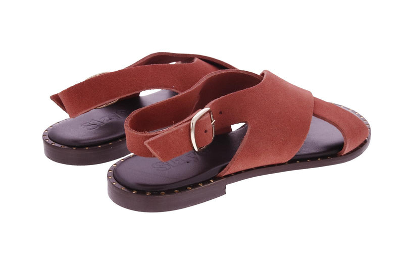 SLAYE Carol sandals dark orange