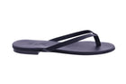 SLAYE Lie flip flops black