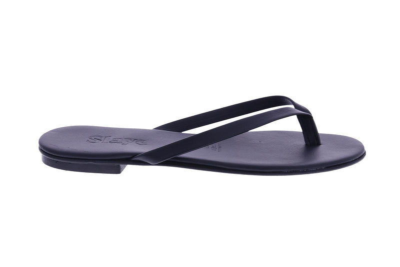 SLAYE Lie flip flops black