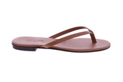 SLAYE Lie flip flops cognac