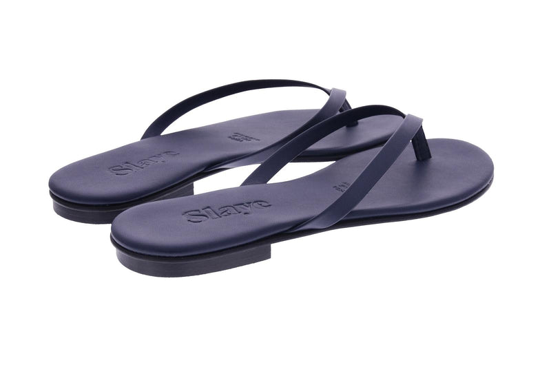 SLAYE Lie flip flops navy