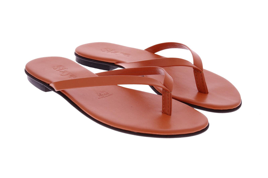 SLAYE Lie flip flops orange