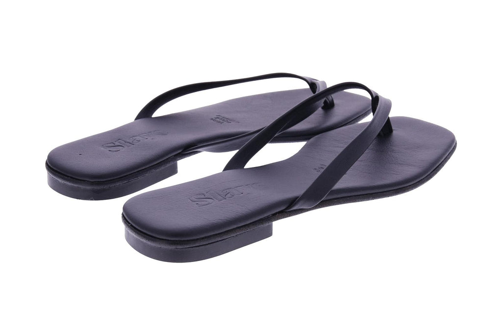 SLAYE Mira flip flops black