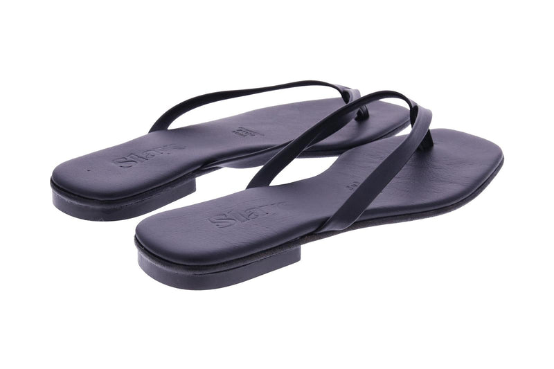SLAYE Mira flip flops black