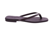 SLAYE Mira flip flops dark brown