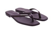 SLAYE Mira flip flops dark brown