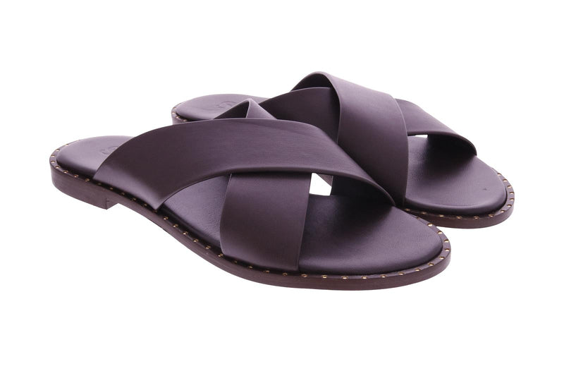 SLAYE Noa New sandals dark brown - Shop at Monar Antwerp
