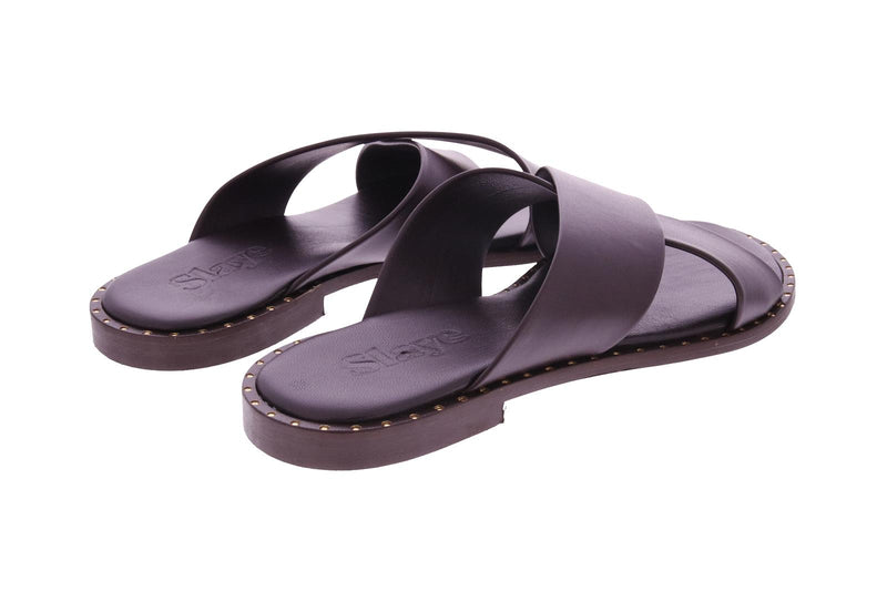 SLAYE Noa New sandals dark brown - Shop at Monar Antwerp