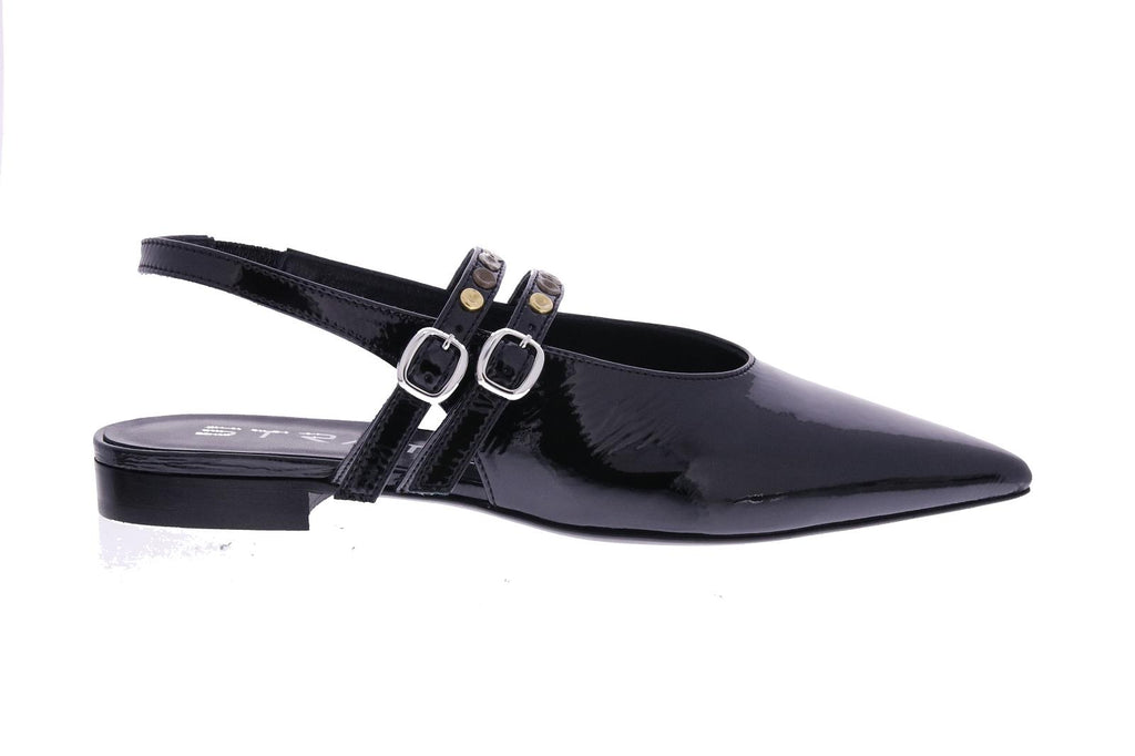 STRATEGIA Slingback ballerinas black