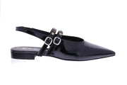 STRATEGIA Slingback ballerinas black