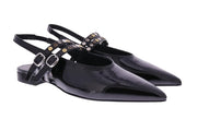 STRATEGIA Slingback ballerinas black