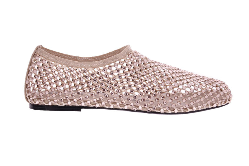 STRATEGIA Strass loafers sand beige