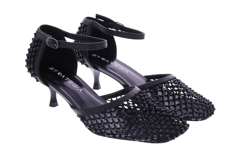 STRATEGIA Strass pumps black