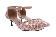 STRATEGIA Strass pumps sand beige
