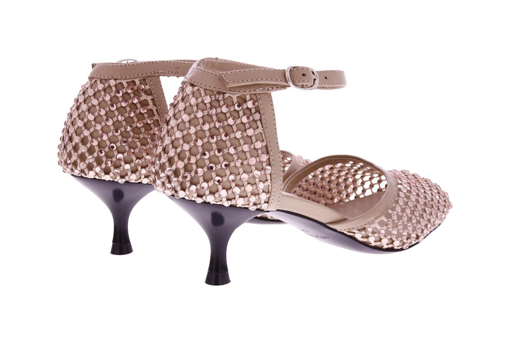 STRATEGIA Strass pumps sand beige