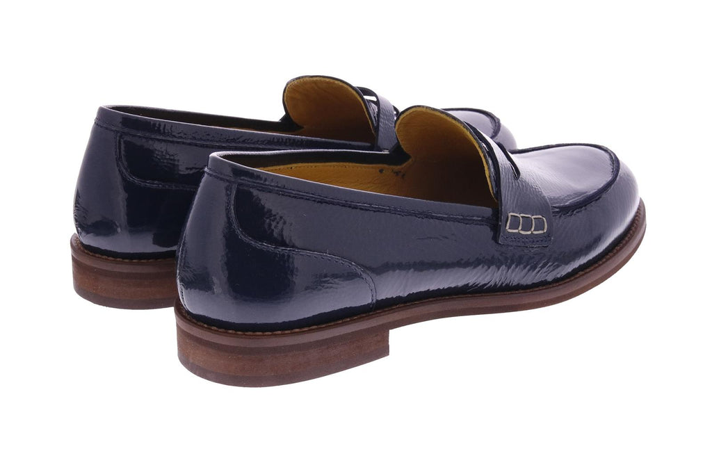 SYSTER O BROR Loafers dark blue patent leather - Shop at Monar Antwerp
