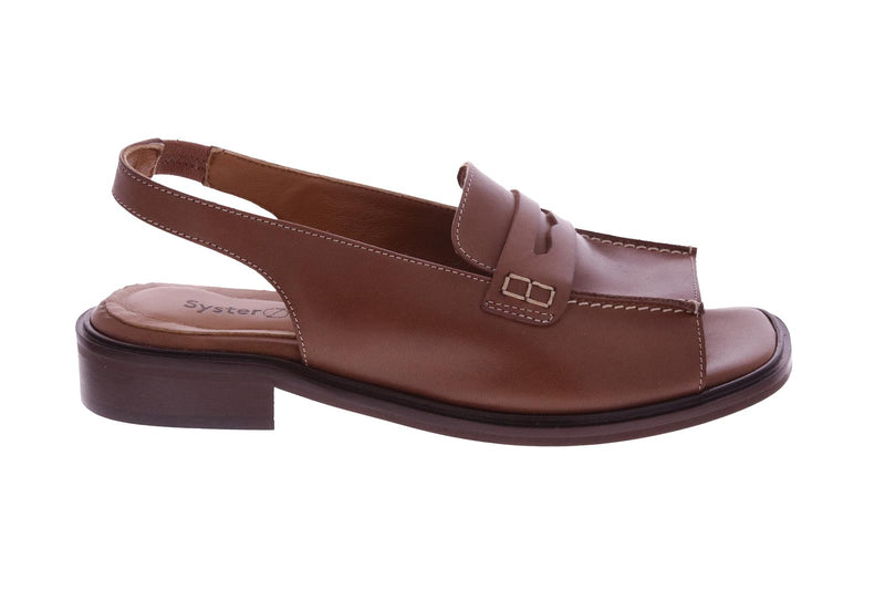 SYSTER O BROR Sandals cognac brown - Shop at Monar Antwerp