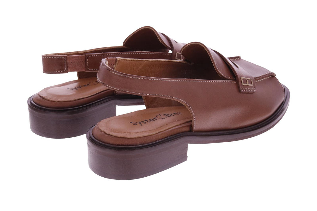 SYSTER O BROR Sandals cognac brown - Shop at Monar Antwerp