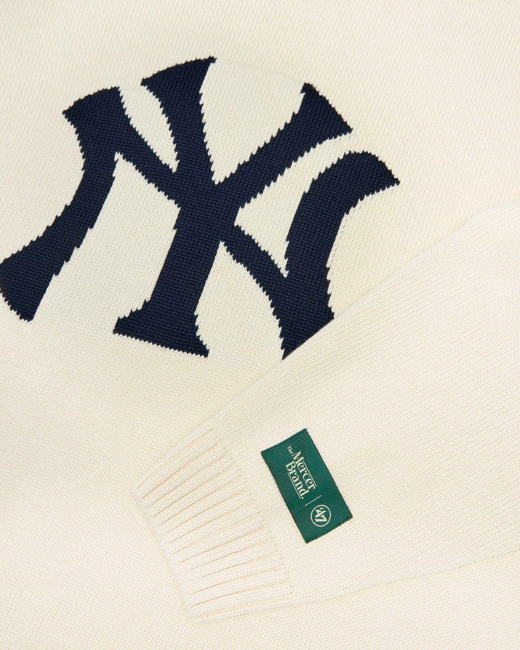 THE MERCER BRAND The Mercer 47 knit New York Yankees off white