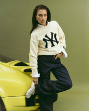 THE MERCER BRAND The Mercer 47 knit New York Yankees off white
