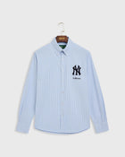 THE MERCER BRAND The Mercer 47 oxford shirt New York Yankees blue white