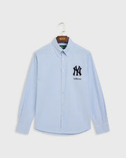 THE MERCER BRAND The Mercer 47 oxford shirt New York Yankees blue white