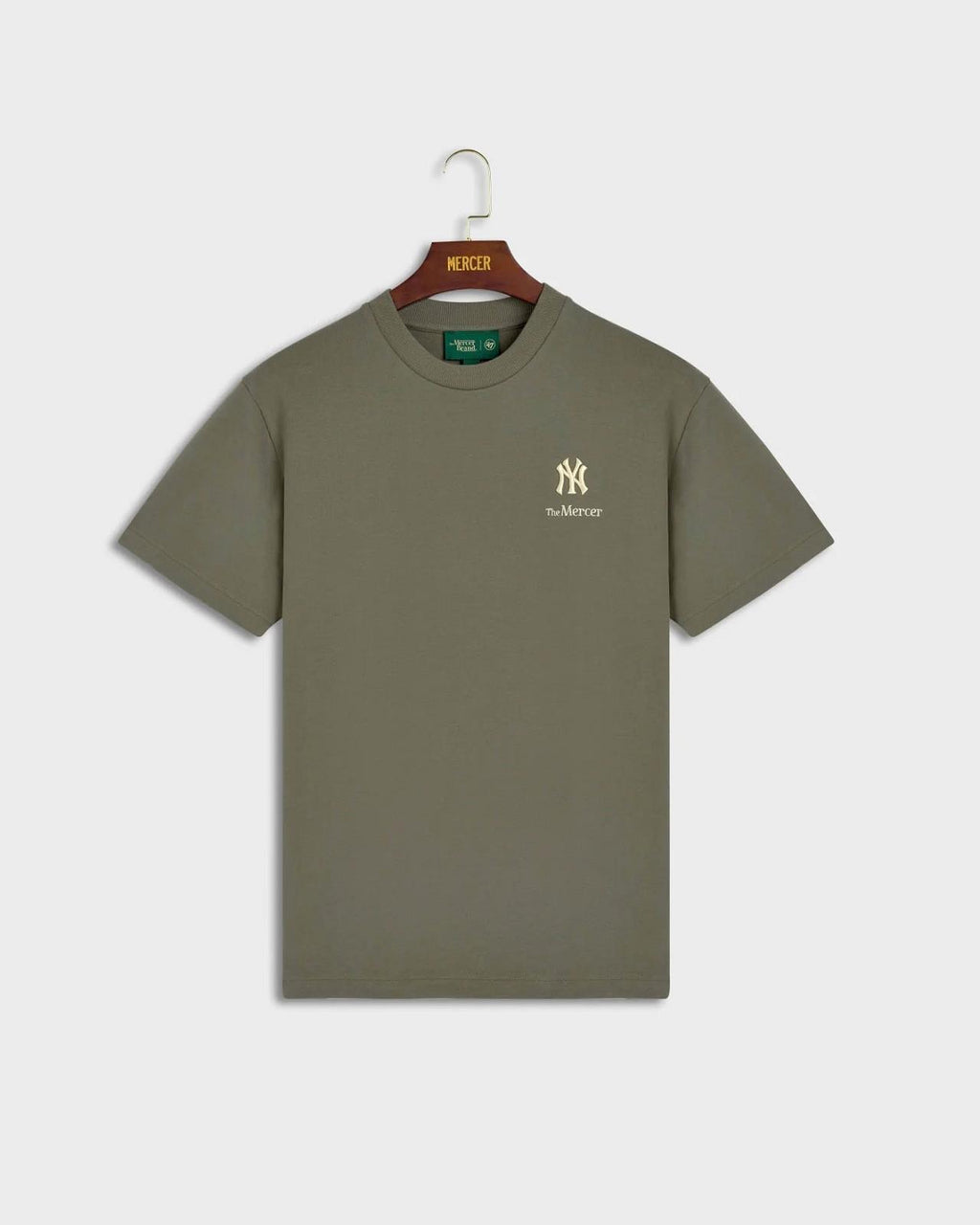 THE MERCER BRAND The Mercer 47 tee New York Yankees green