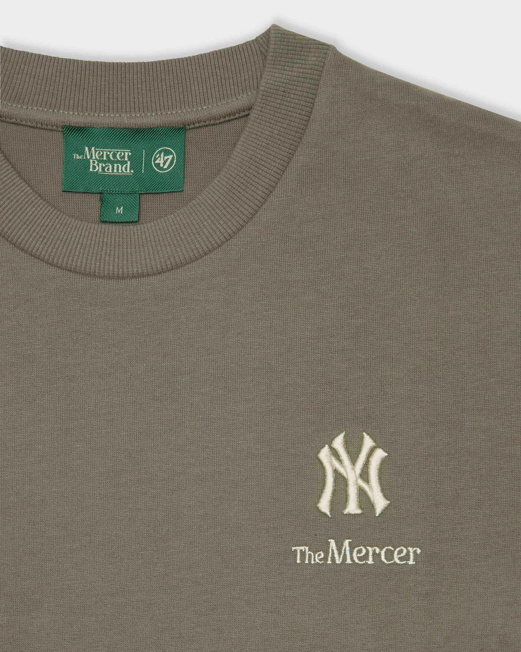 THE MERCER BRAND The Mercer 47 tee New York Yankees green