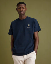 THE MERCER BRAND The Mercer 47 tee New York Yankees navy blue