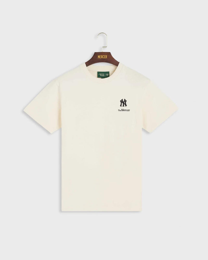 THE MERCER BRAND The Mercer 47 tee New York Yankees off white