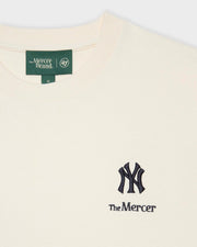 THE MERCER BRAND The Mercer 47 tee New York Yankees off white