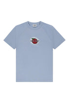THE NEW ORIGINALS Apple sticker raglan tee lush blue