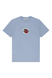 THE NEW ORIGINALS Apple sticker raglan tee lush blue