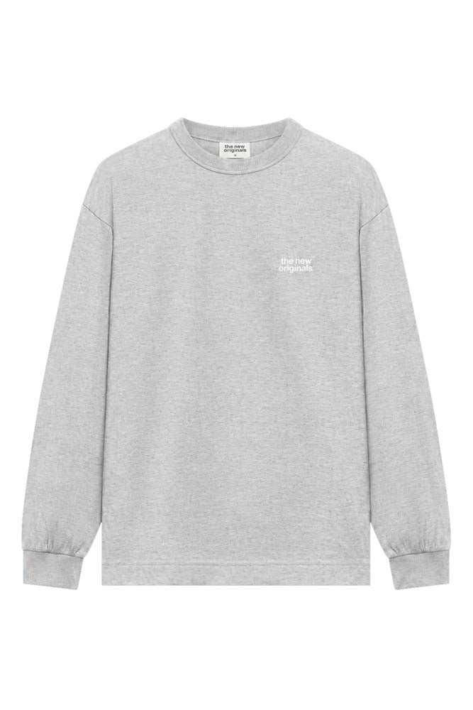 THE NEW ORIGINALS CATNA Longsleeve light grey melange