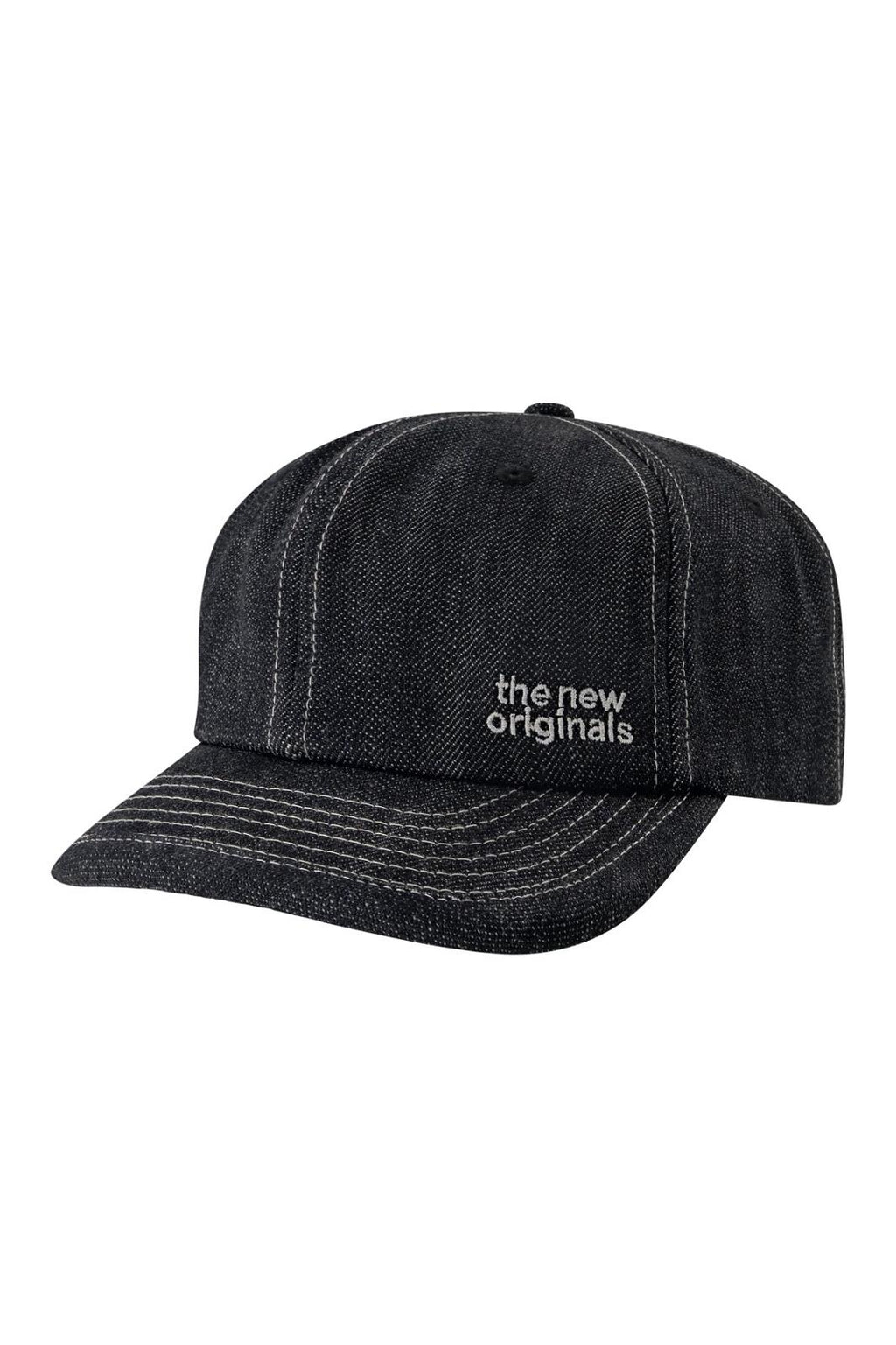 THE NEW ORIGINALS Emblem surplus cap raw slub denim