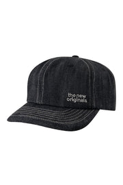 THE NEW ORIGINALS Emblem surplus cap raw slub denim