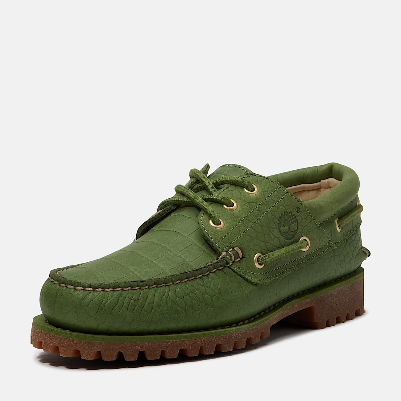 TIMBERLAND 3 eye boat shoe croco - Shop online at Monar