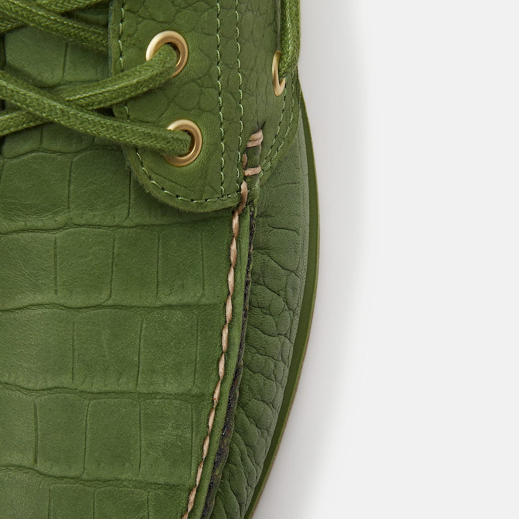 TIMBERLAND 3 eye boat shoe croco