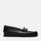 TIMBERLAND Classic boat loafer shoe black white