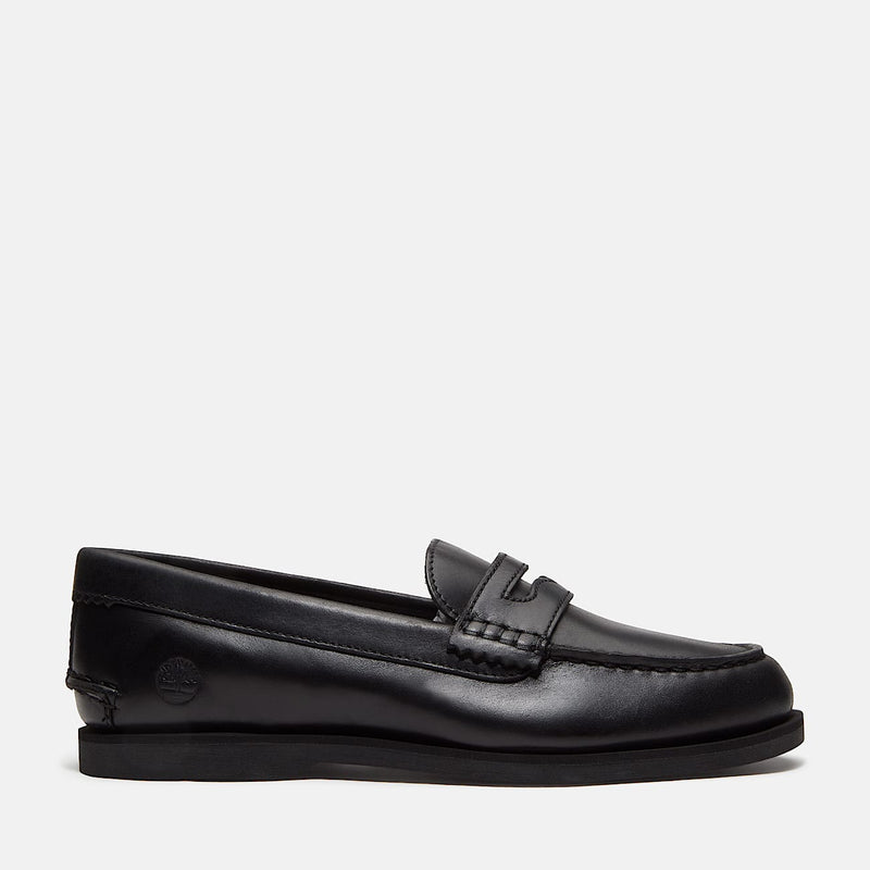 TIMBERLAND Classic boat loafer shoe black