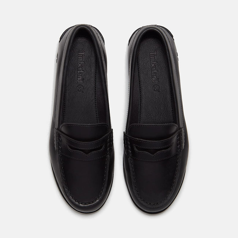TIMBERLAND Classic boat loafer shoe black