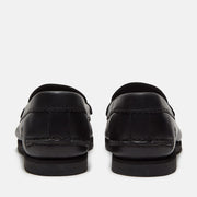 TIMBERLAND Classic boat loafer shoe black