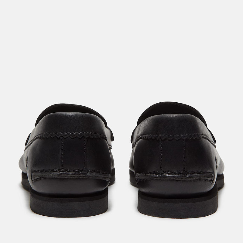 TIMBERLAND Classic boat loafer shoe black