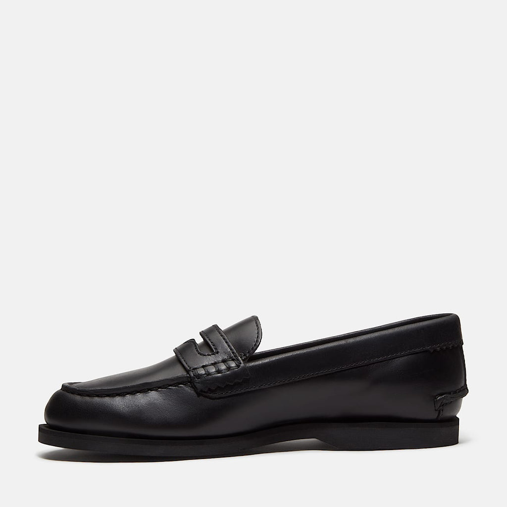 TIMBERLAND Classic boat loafer shoe black