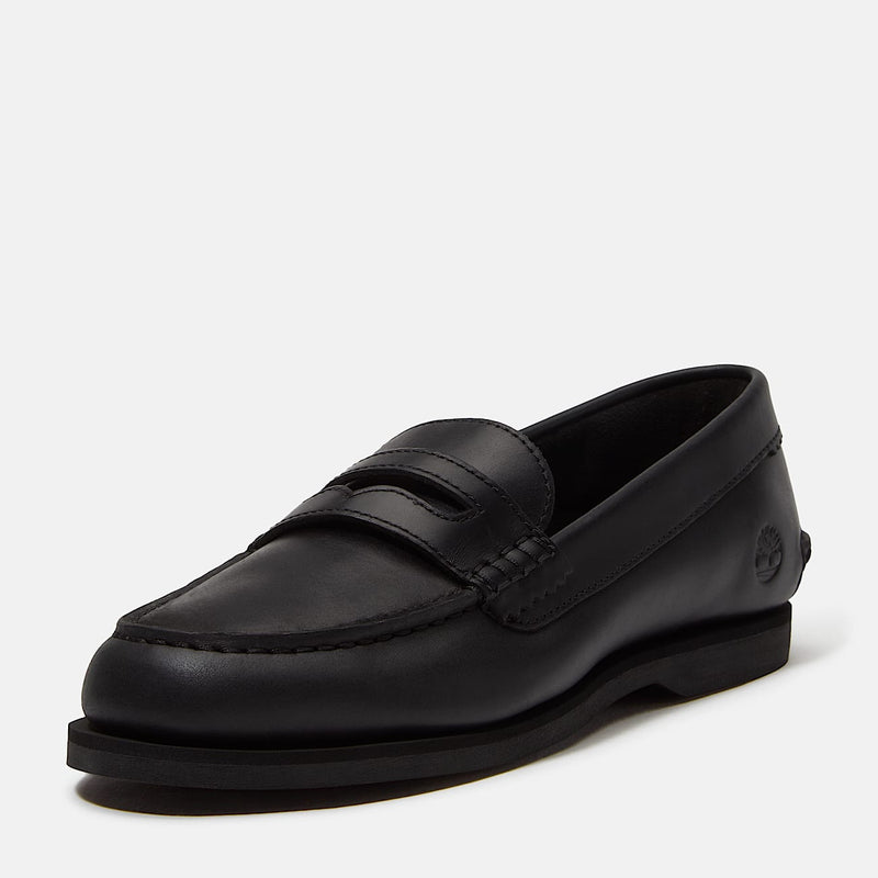 TIMBERLAND Classic boat loafer shoe black
