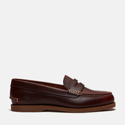 TIMBERLAND Classic boat loafer shoe burgundy